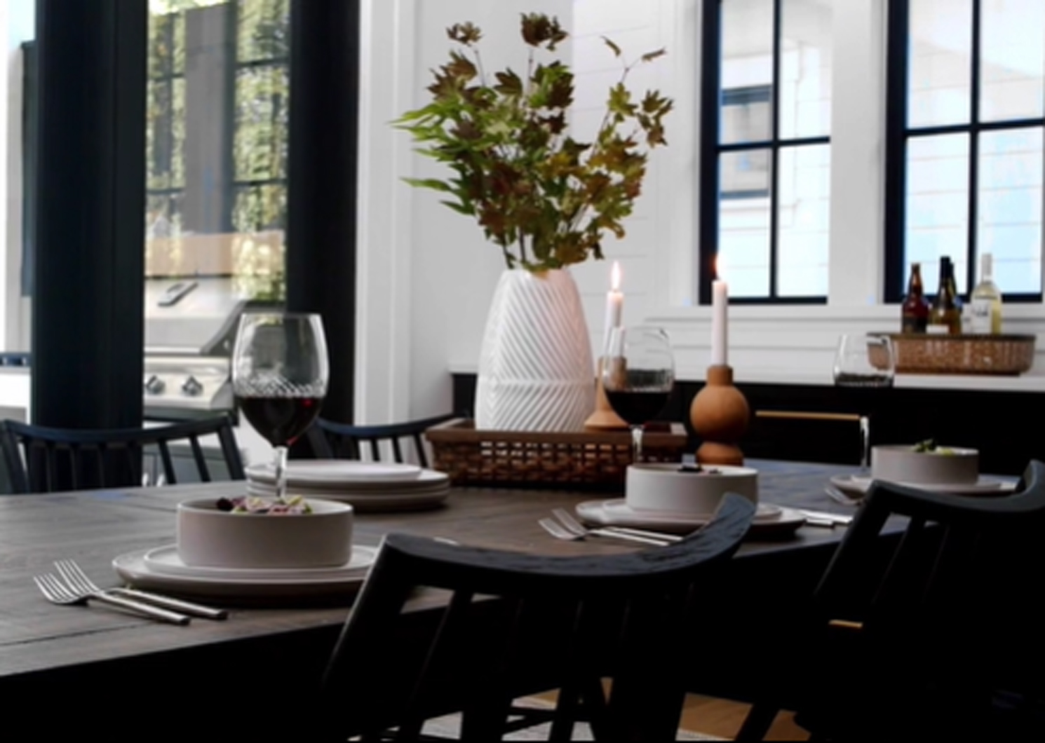 Hershel Dining Chair -Black